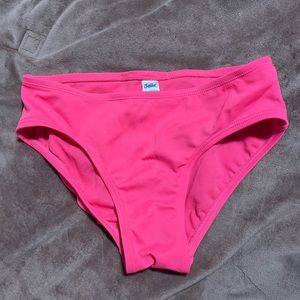 Pink justice bathing suit bottoms